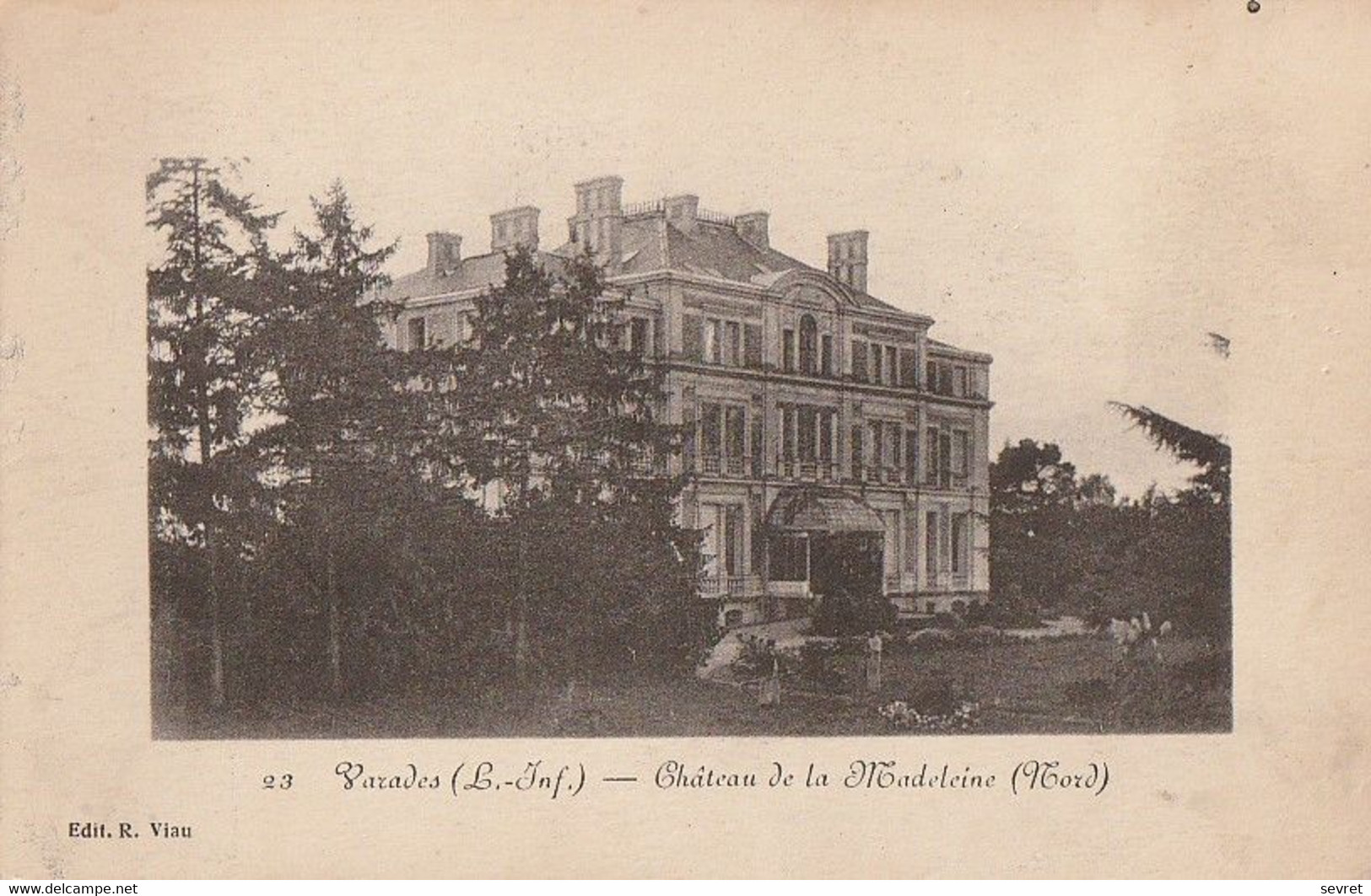 VARADES. - Château De La Madeleine (Nord). Edit. R. Viau - Varades