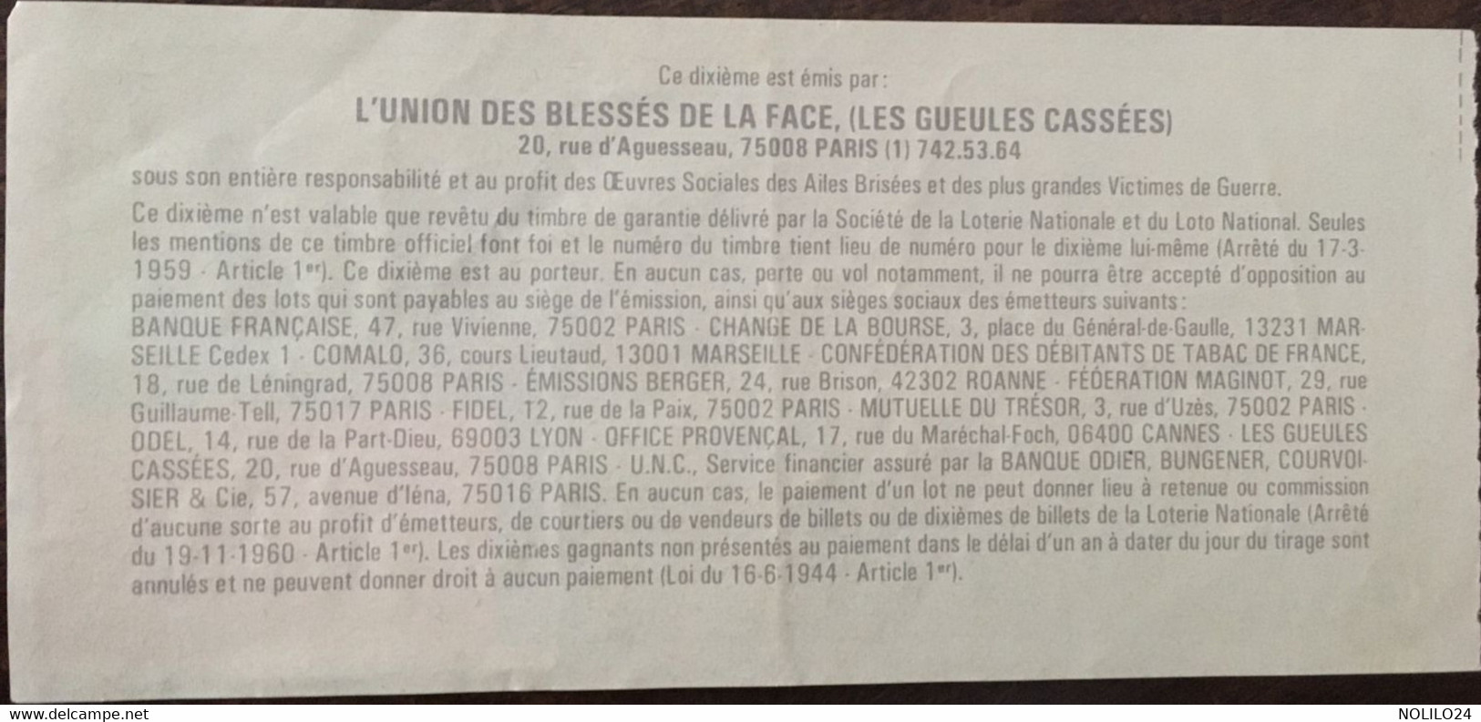 Billet De Loterie Tranche Du Jardinage, 16 ème Tirage 1980 - Billetes De Lotería