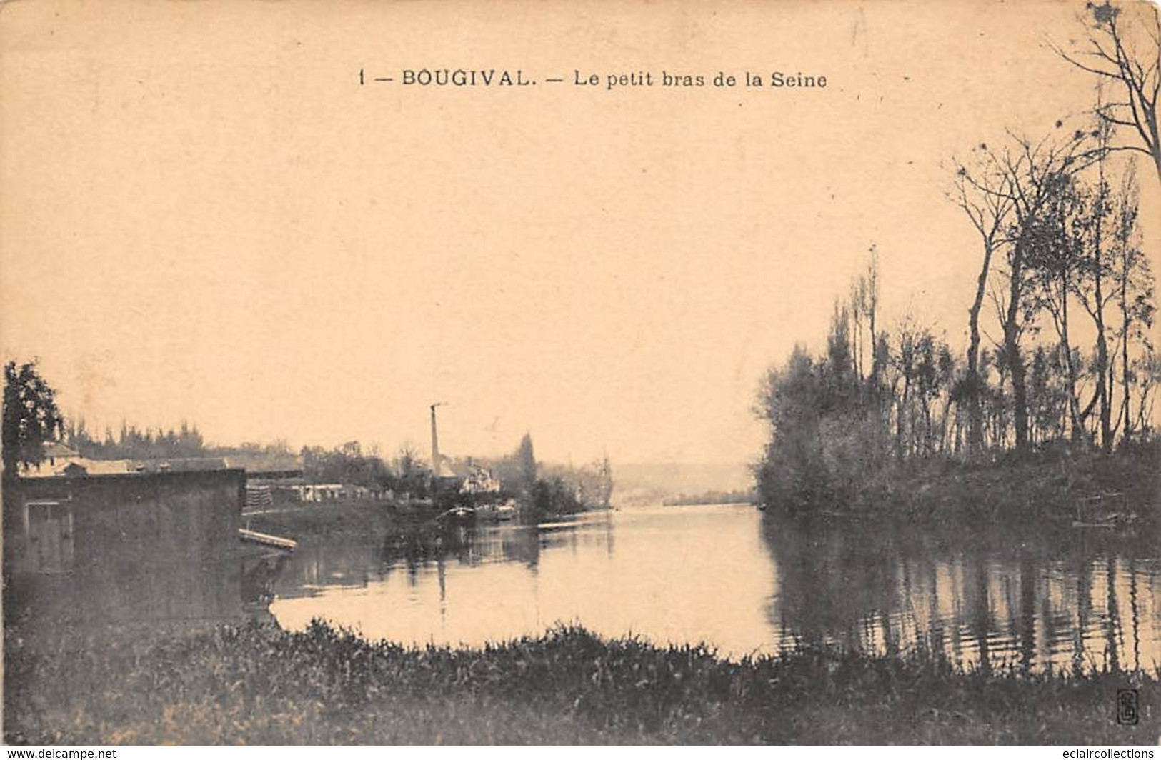 Bougival         78         Le Petit Bras De Seine         (voir Scan) - Bougival