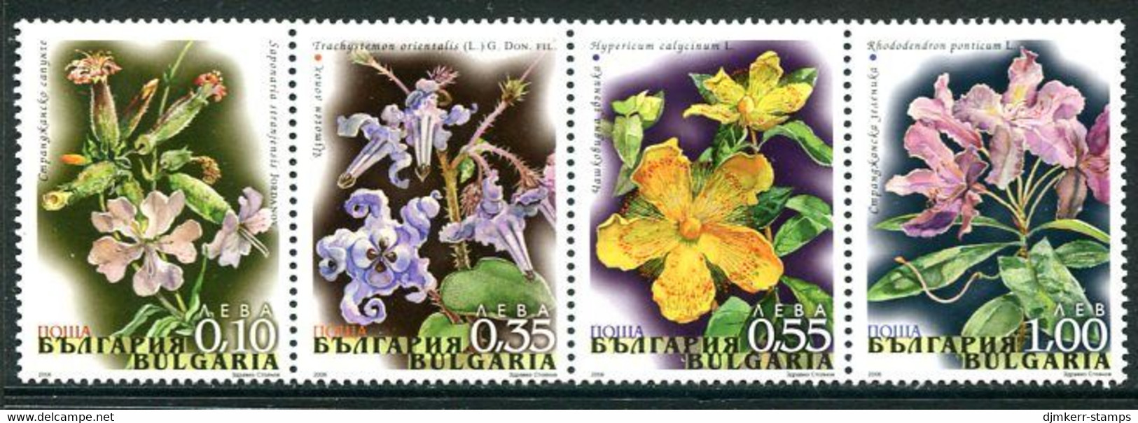 BULGARIA 2006 Montane Flora MNH / **.  Michel 4761-64 - Unused Stamps