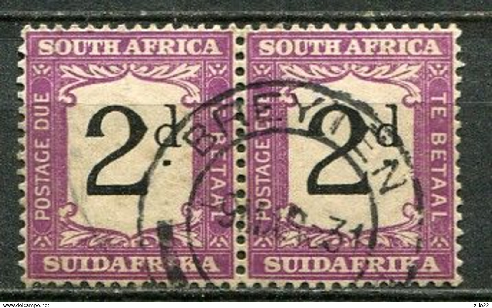 Union Of South Africa Postage Due, Südafrika Portomarken Mi# 19  Gestempelt/used - Segnatasse