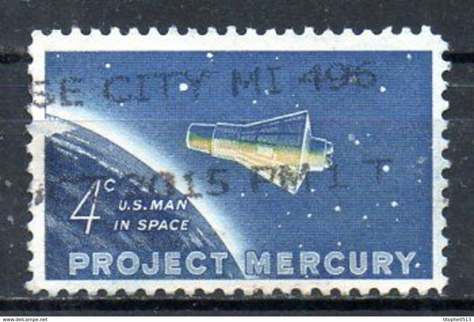 USA. N°725 Oblitéré De 1962. Vol Orbital De Glenn. - Amérique Du Nord