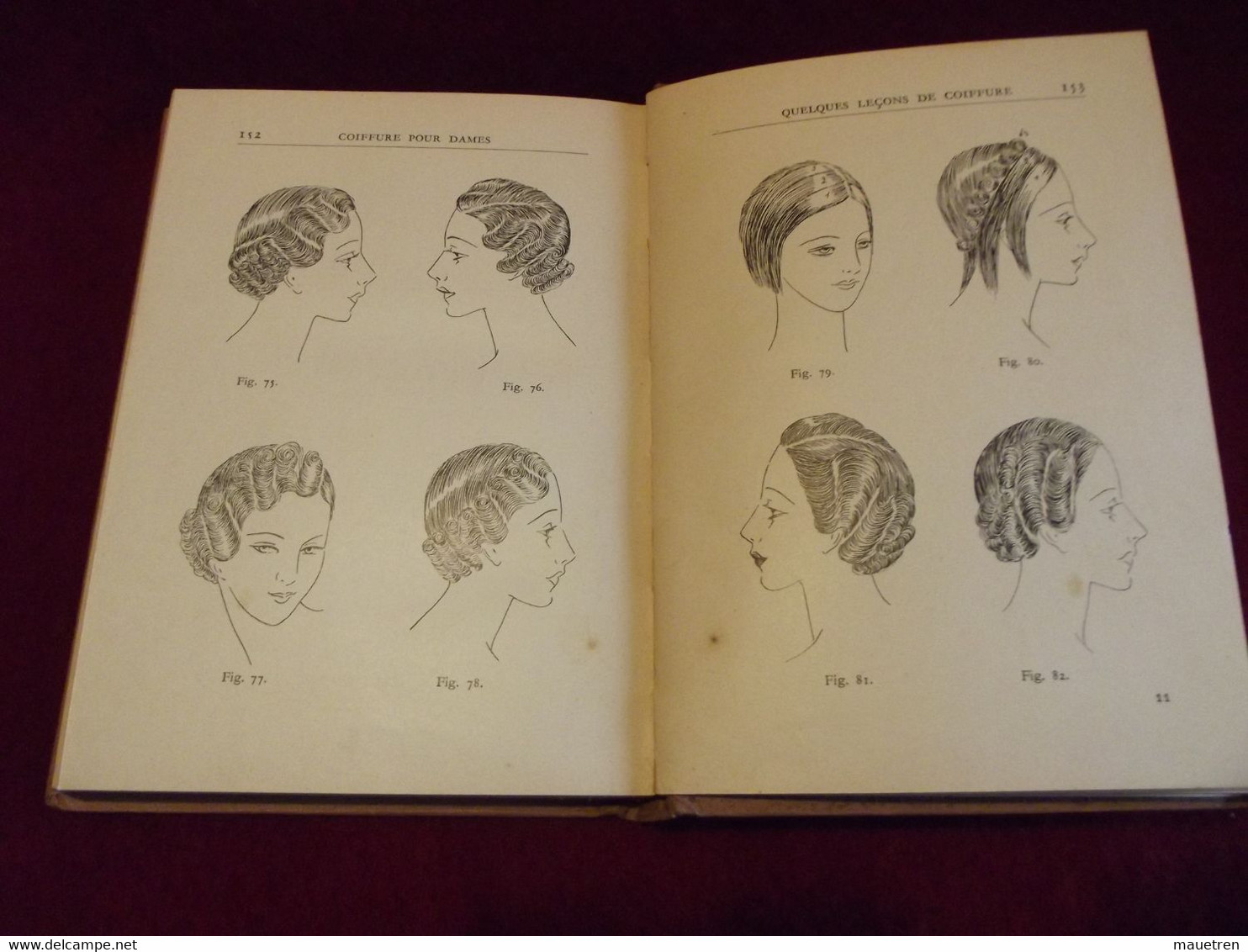 NOTIONS ELEMENTAIRES DE COIFFURE POUR DAMES Par Fermo CORBETTA  1938 - Bücher