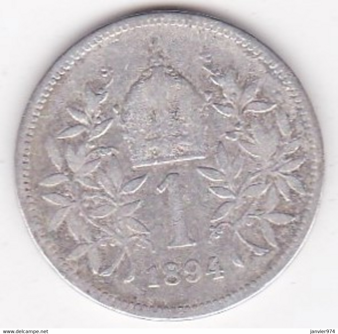 Autriche 1 Corona 1894 Franz Joseph I, En Argent, KM# 2804 - Autriche