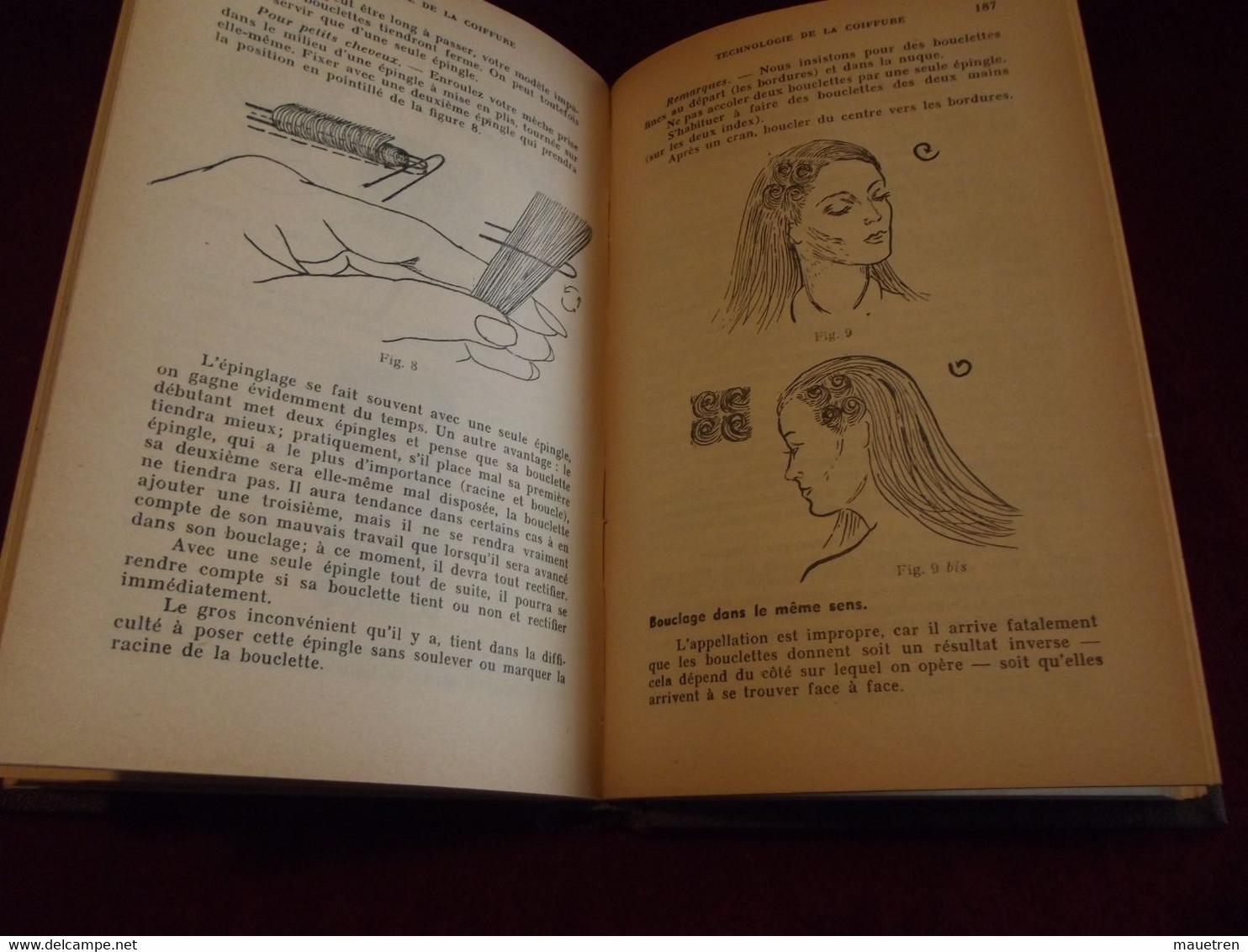 TECHNOLOGIE DE LA COIFFURE Par André BARDET  1950 - Bücher