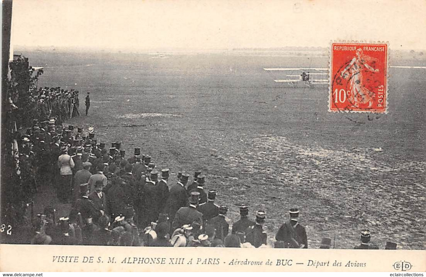 Buc         78          Aérodrome   Aviation    Visite De Alphonse XIII           (voir Scan) - Buc