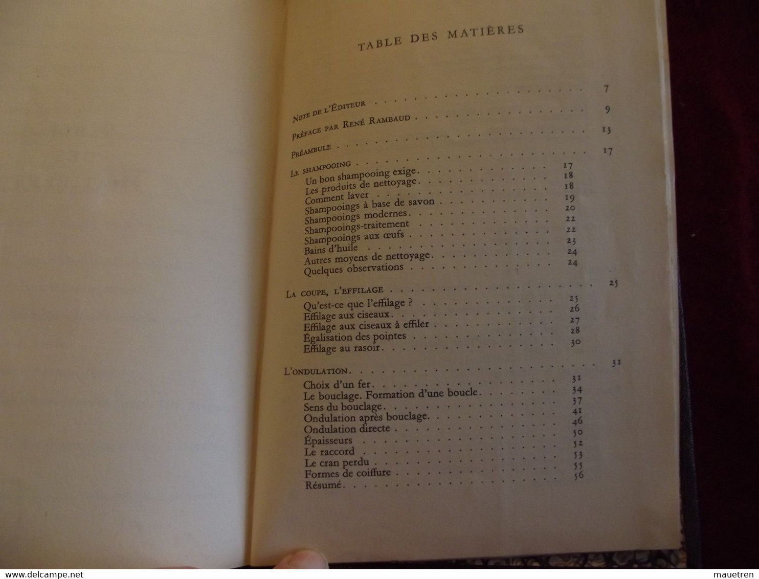 TOUT LE METIER DE COIFFEUR Par Volo LITVINSKY 1945 - Libri