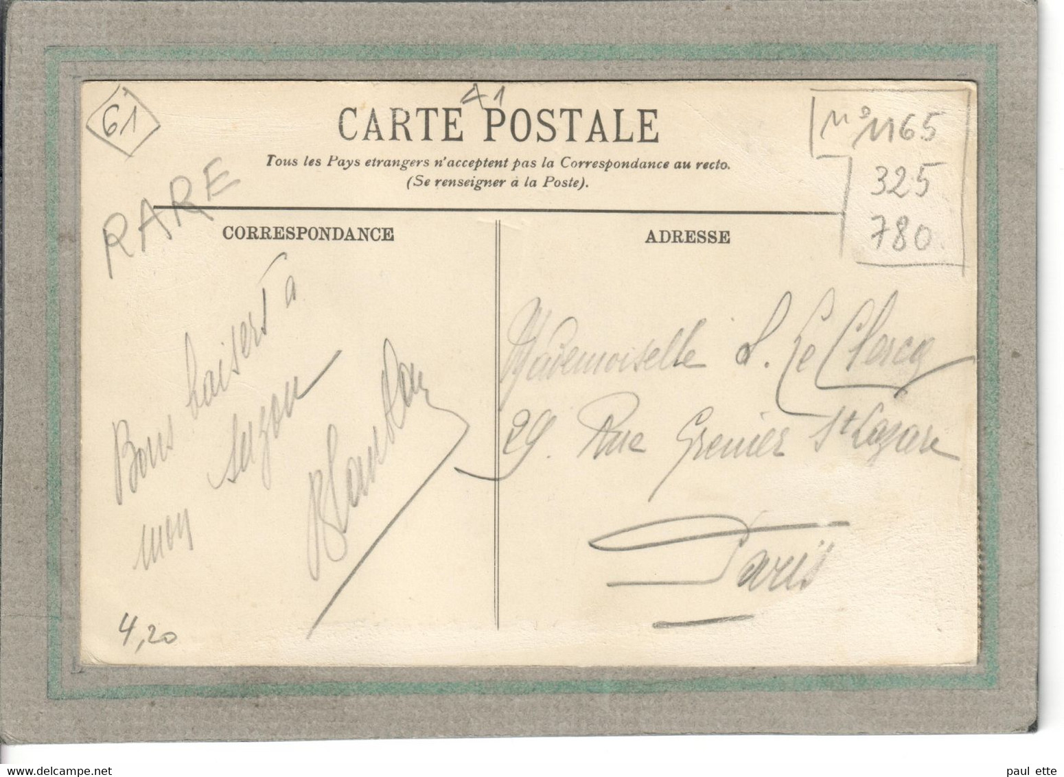 CPA - (61) ATHIS - Aspect De L'arrivée Vers L'Usine De La Verrerie En 1917 - Athis De L'Orne