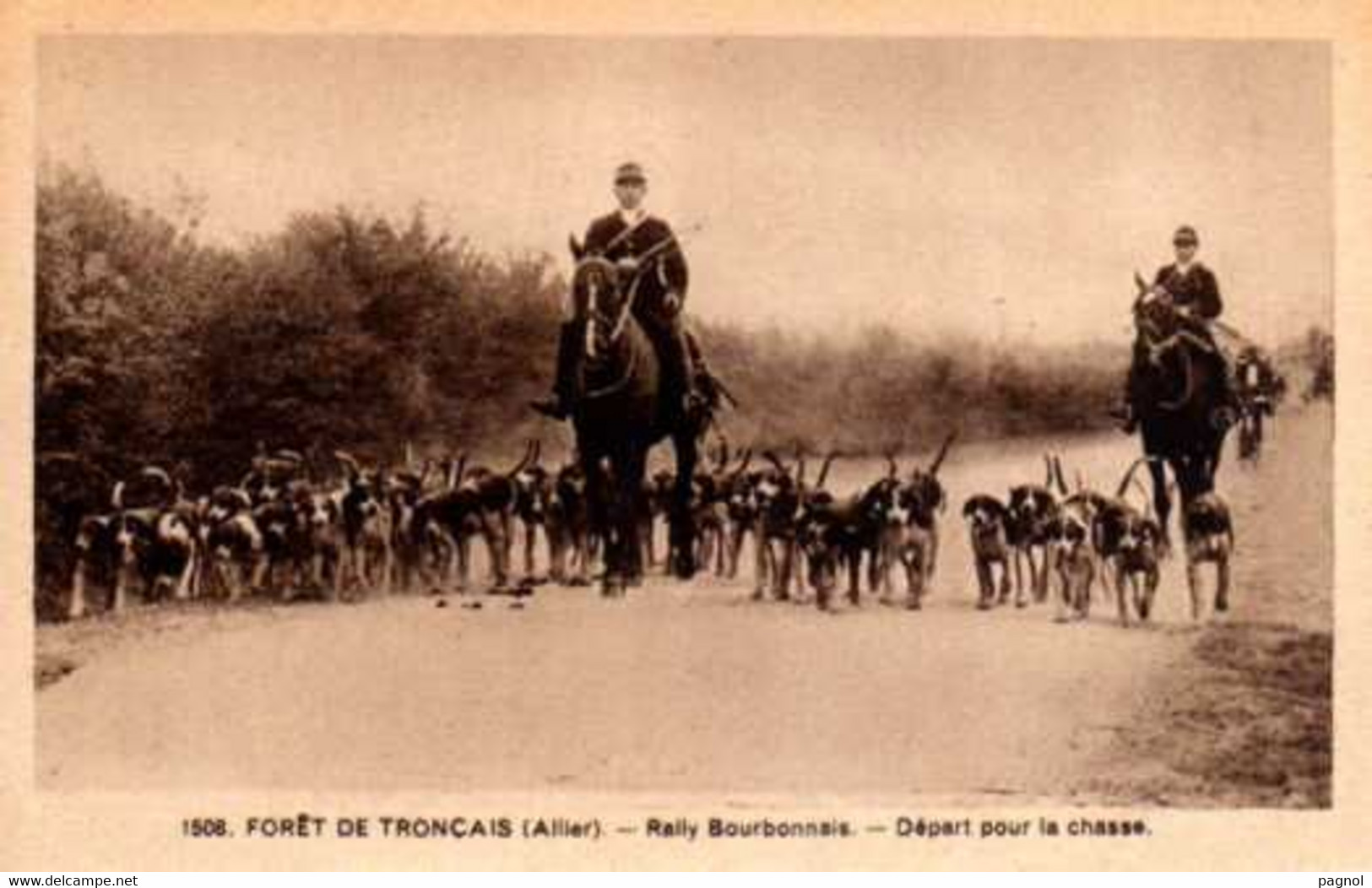03 : Forêt De Tronçais : La Chasse à Courre - Rally Bourbonnais - Autres & Non Classés