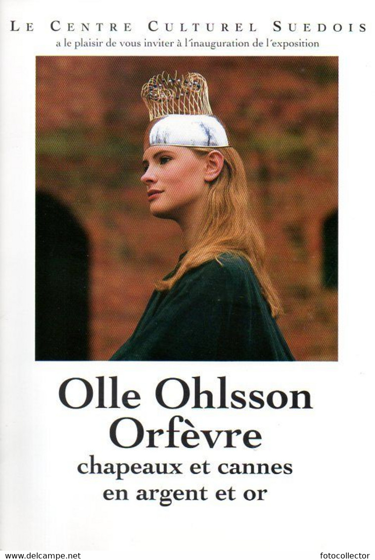 Inauguration Exposition Olle Ohlsson Orfèvre : Chapeaux Et Cannes En Argent Et Or - Einweihungen