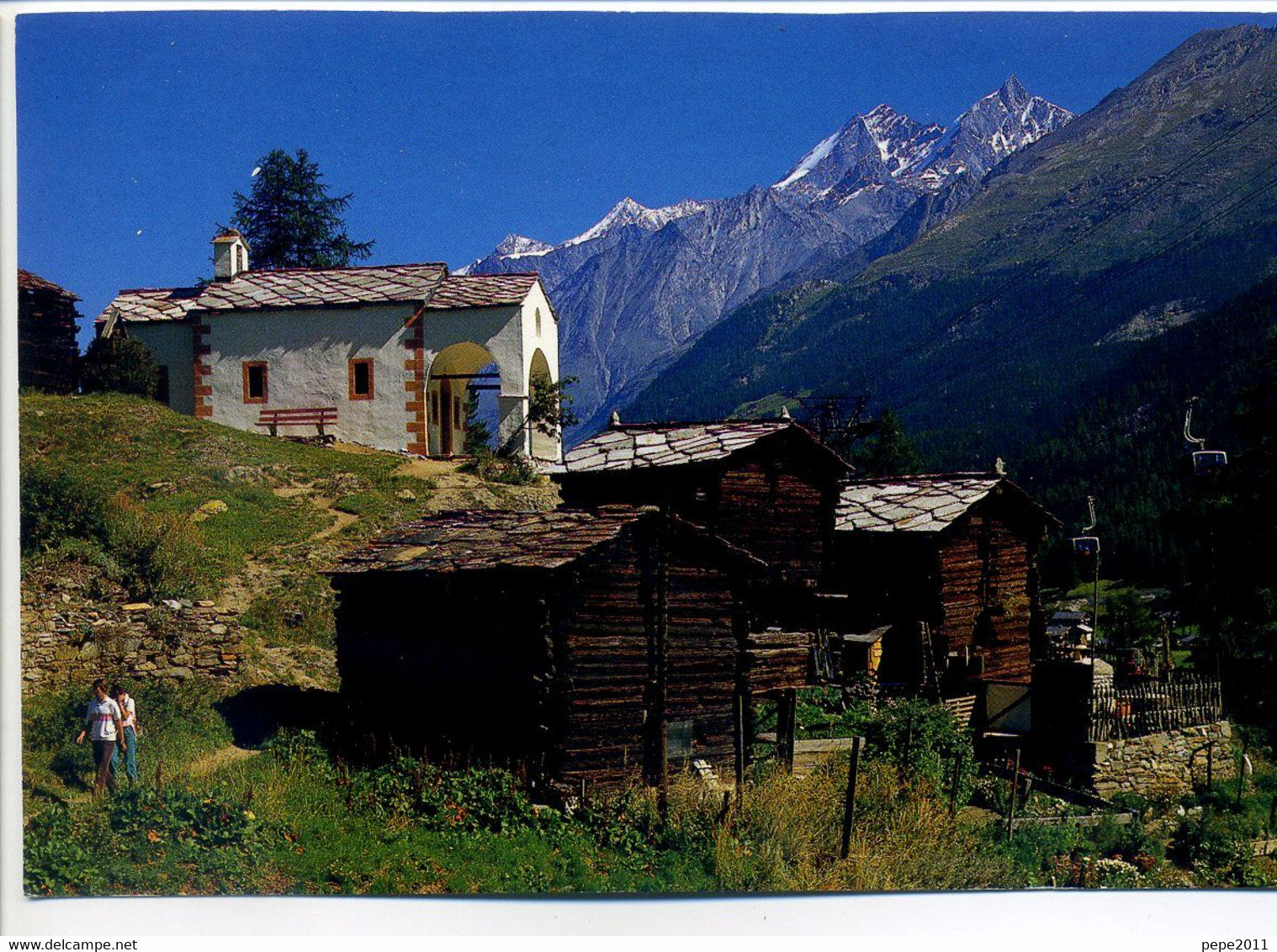 CPSM Valais / Wallis BLATTEN Ob Zermatt - Dom Und Täschhorn - Blatten