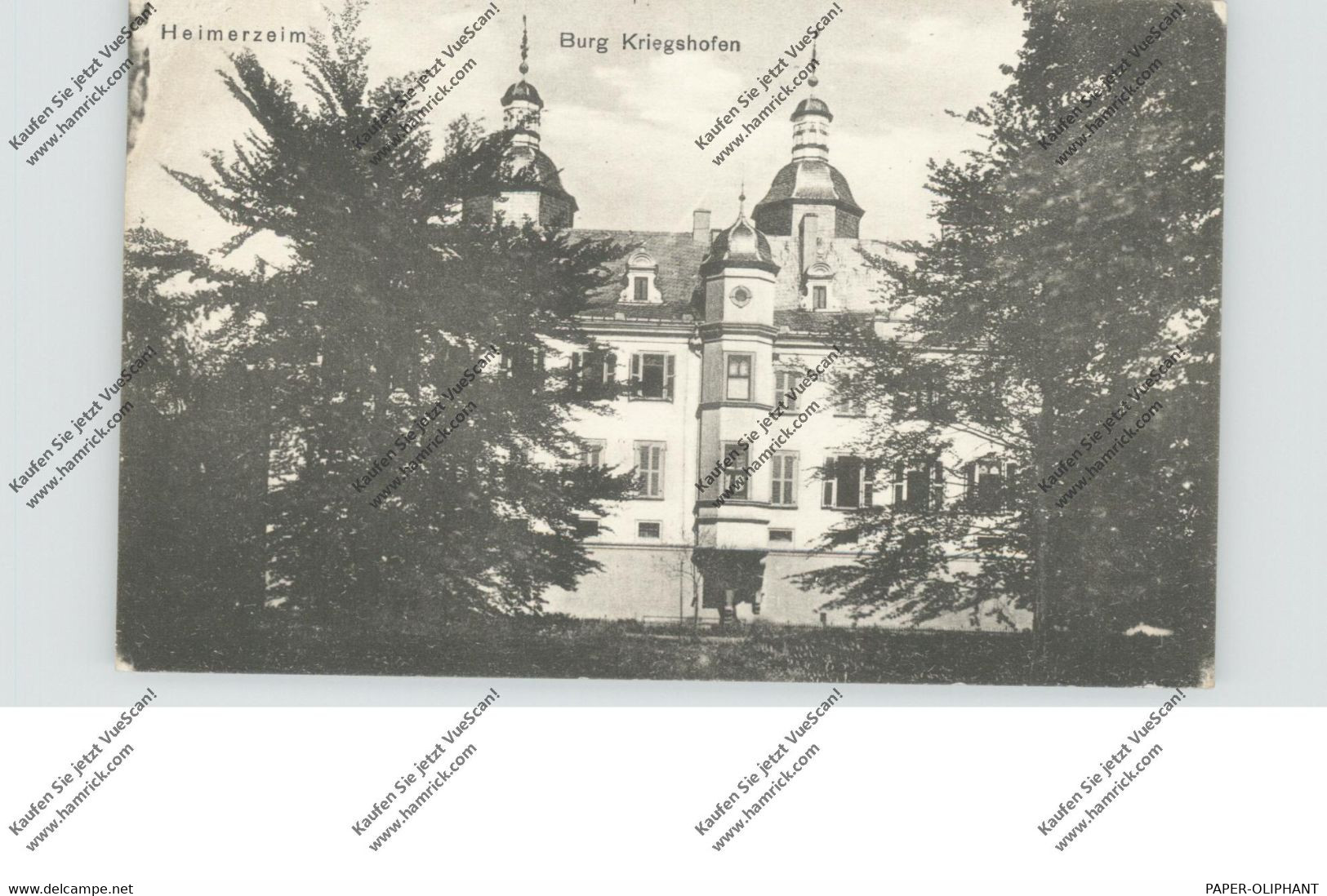 5357 SWISTTAL - HEIMERZHEIM, Burg Kriegshoven - Siegburg