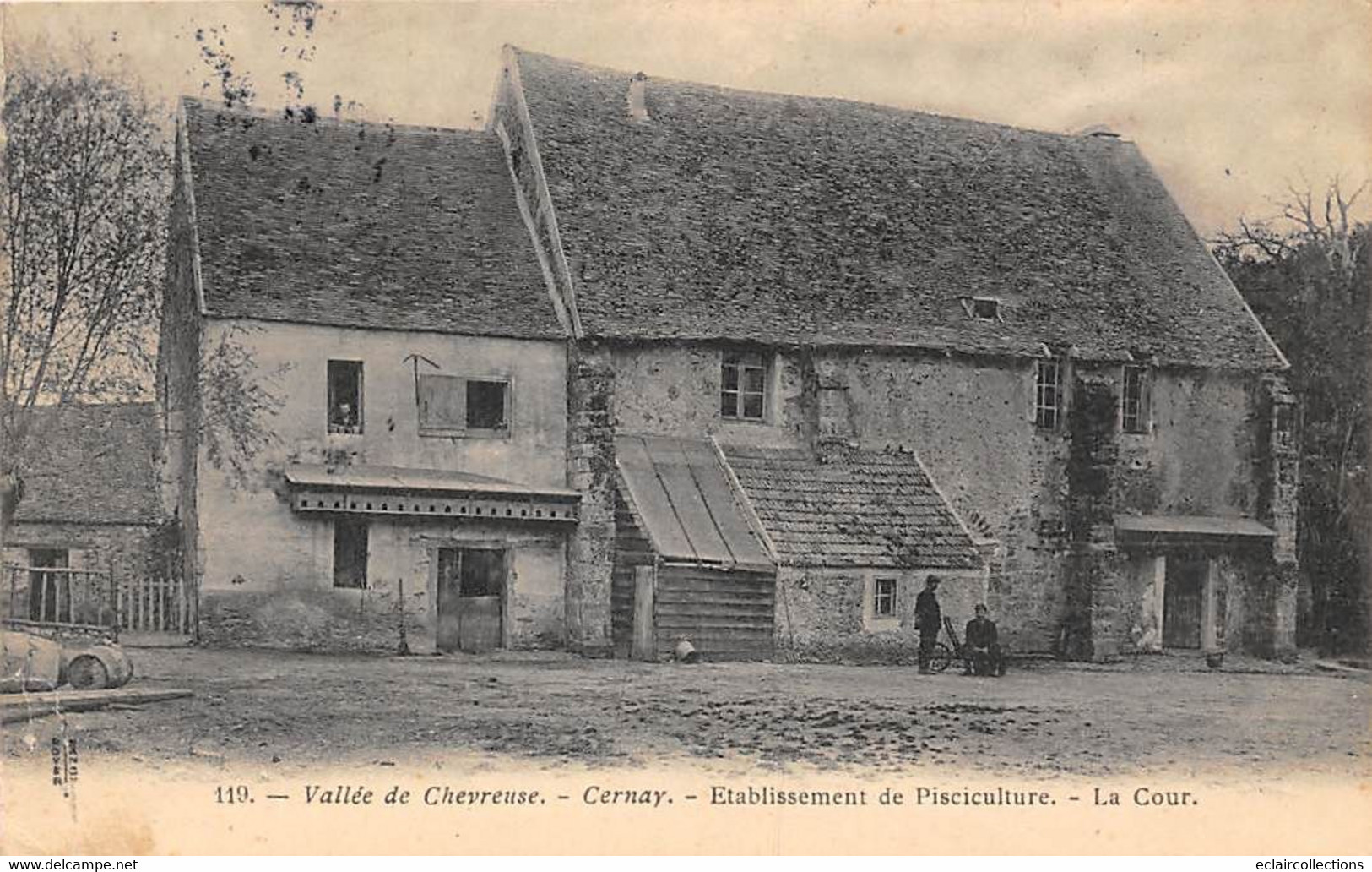 Cernay-la-Ville        78          Le Grand Moulin. Etablissements De Pisciculture. La Cour       (voir Scan) - Cernay-la-Ville