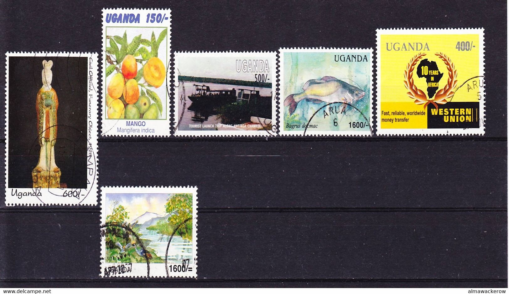 Uganda 1962-2007 Big Lot Of Stamps With Mainly Real Use Cancellations Used O - Uganda (1962-...)