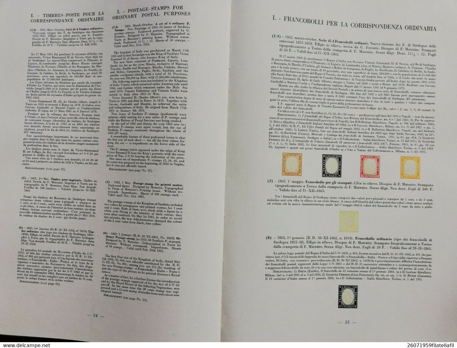 I FRANCOBOLLI DELLO STATO ITALIANO DI L. PILONI PRIMA EDIZIONE... MOLTO RARO!!!! - Philatélie Et Histoire Postale