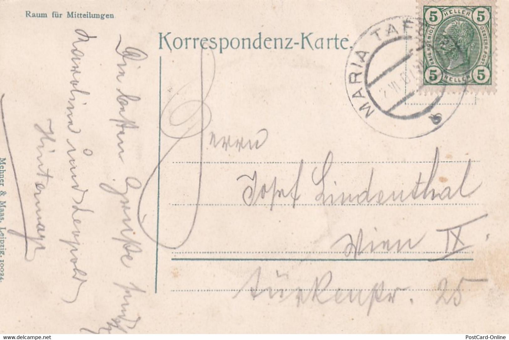 3581 - Österreich - Niederösterreich , Donaupartie Auf Dem Wege Nach Maria Taferl - Gelaufen 1907 - Maria Taferl