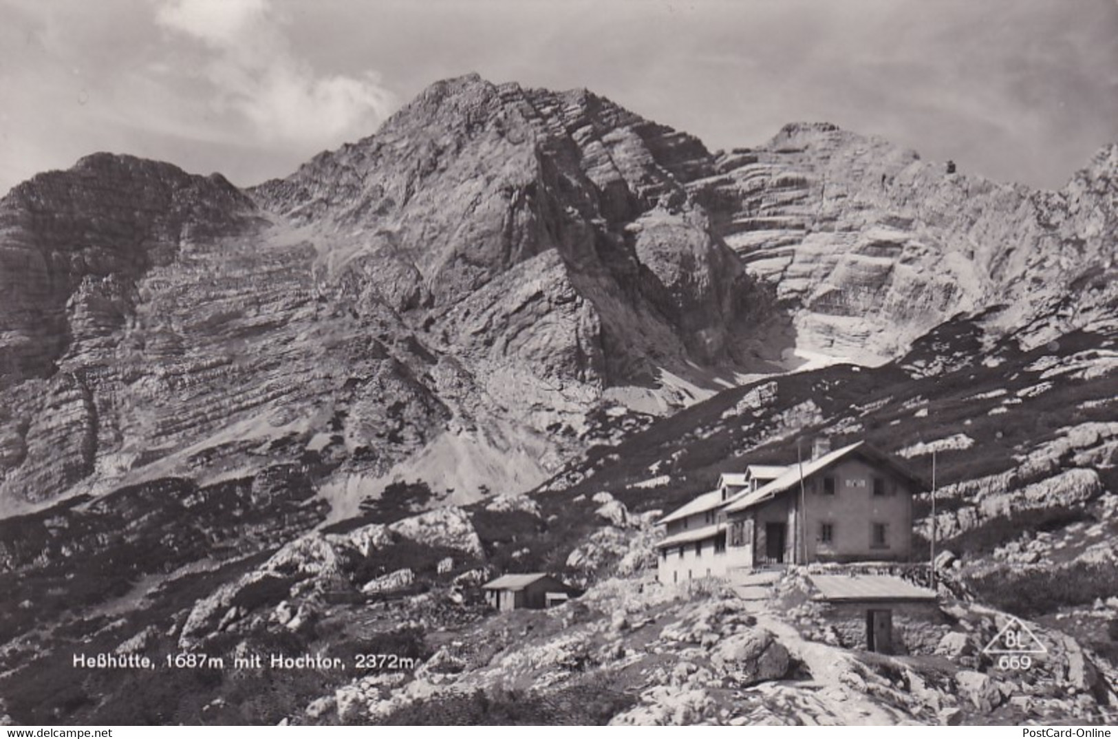 3618 - Österreich - Steiermark , Heßhütte Mit Hochtor - Gelaufen - Gesäuse