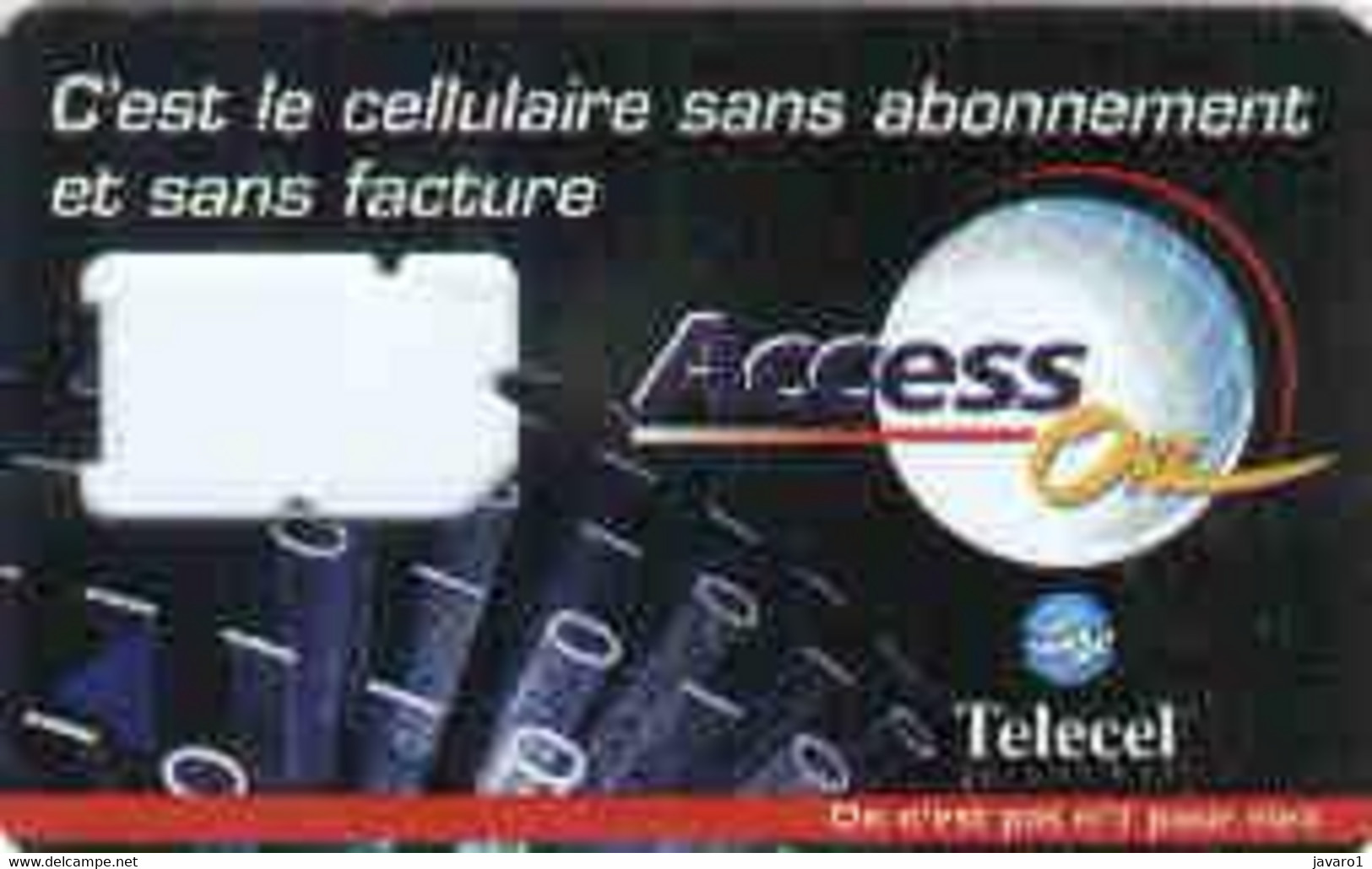 IVORY-COAST GSM Card  : IVO01 --   Access One Telecel Loteny USED - Ivoorkust