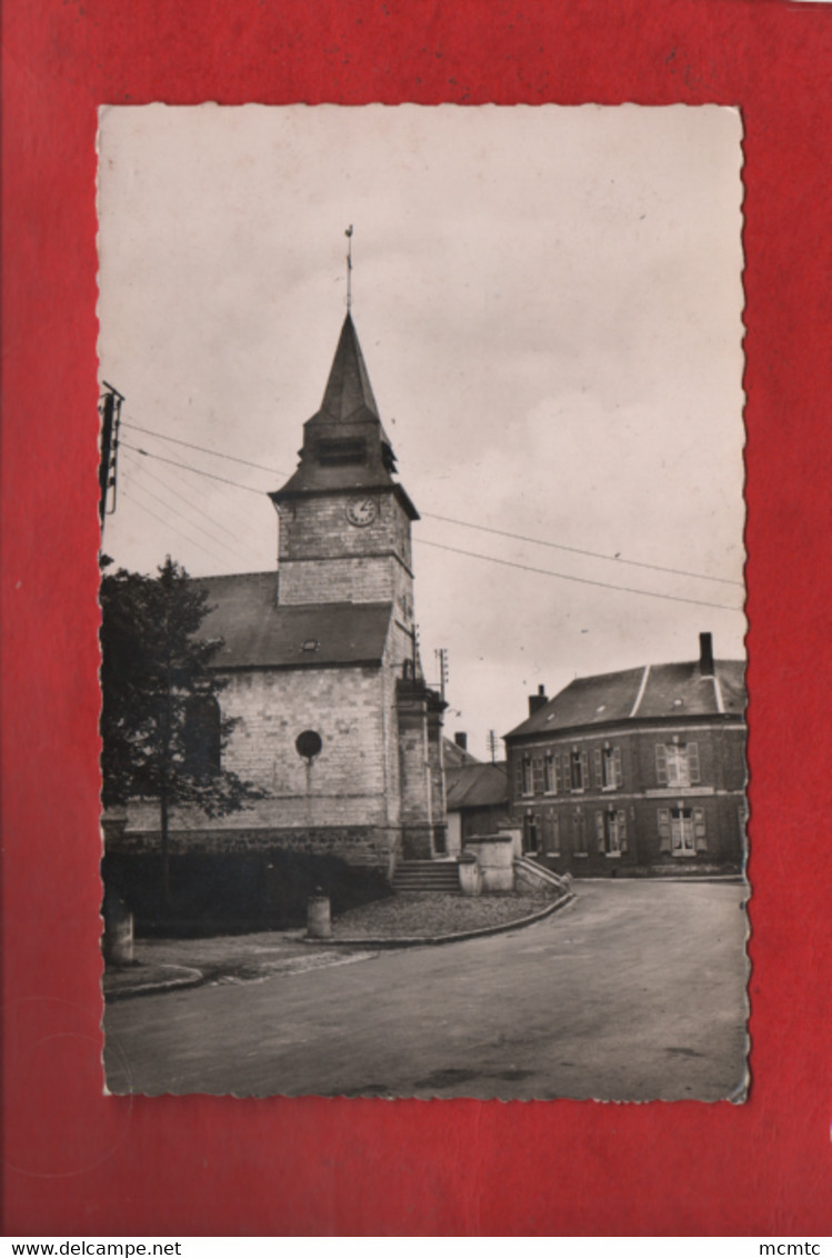 CPSM Petit Format - Acheux En Amienois  -(Somme) - L'église - Acheux En Amienois