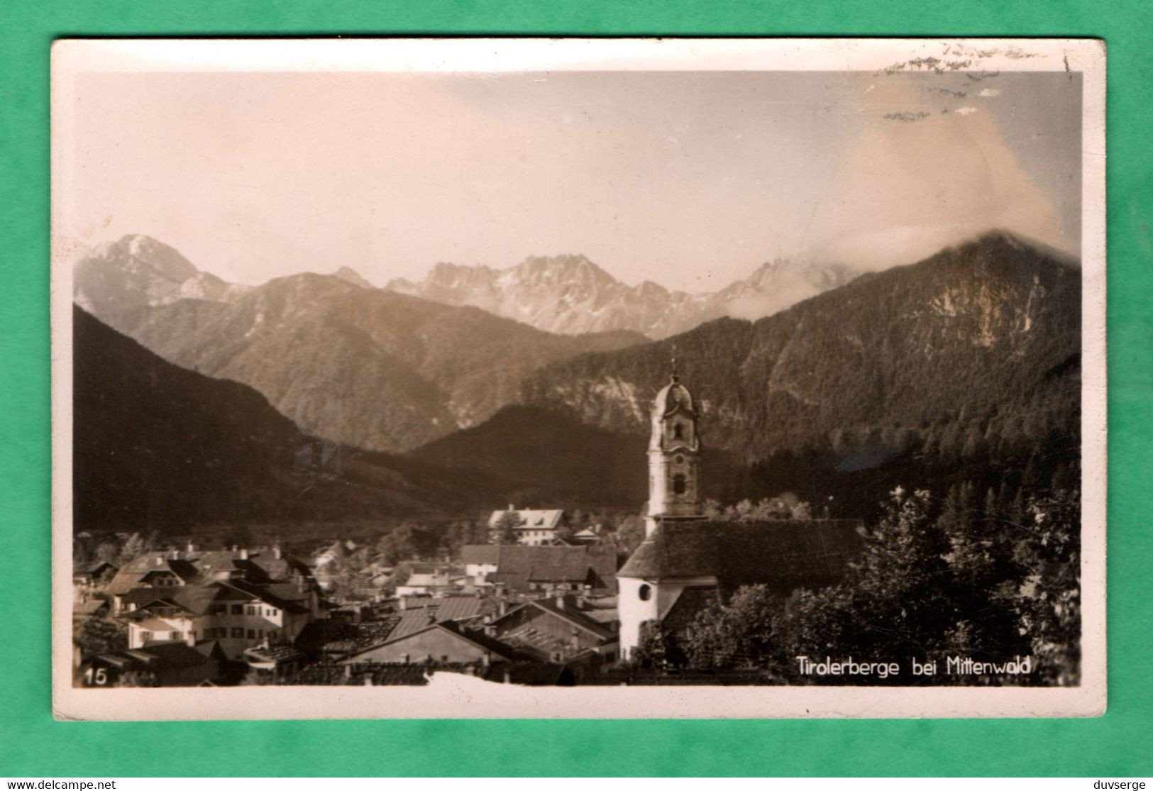 Allemagne Deuschland Tirolerberge Bei Mittelwald ( Format 9cm X 14cm ) - Mittelberg