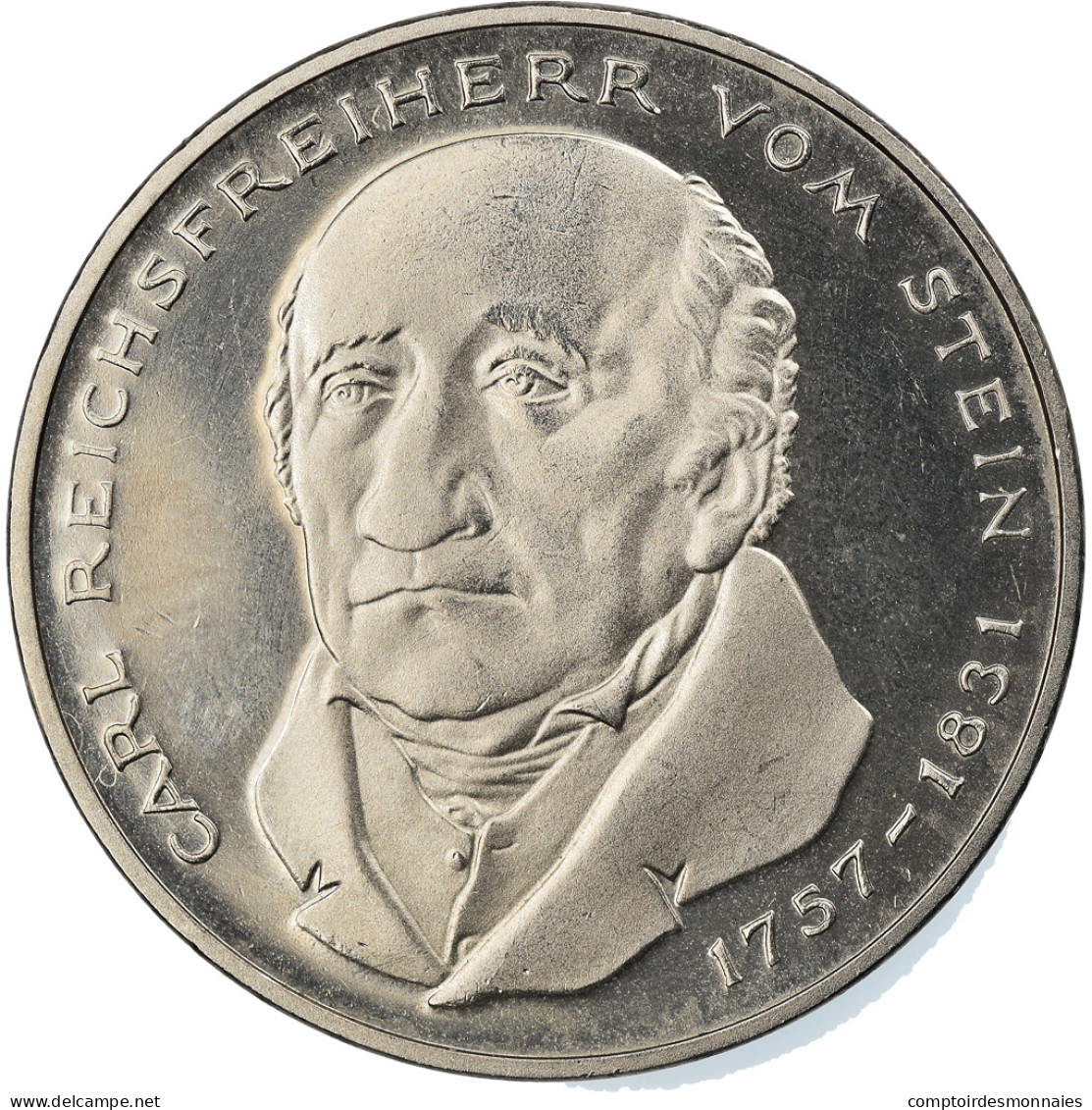 Monnaie, République Fédérale Allemande, 5 Mark, 1981, Karlsruhe, Germany, BE - 5 Marcos
