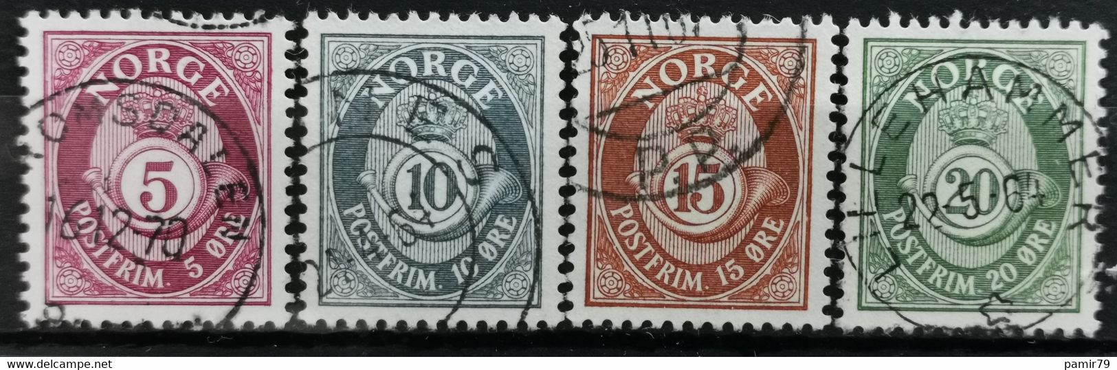 1962 Posthorn Satz Gestempelt MiNr: 478-481 - Usati