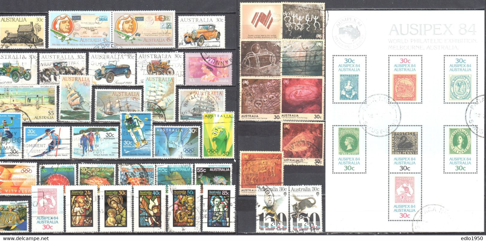 Australia 1984 - Complete Year Set - Used - Années Complètes