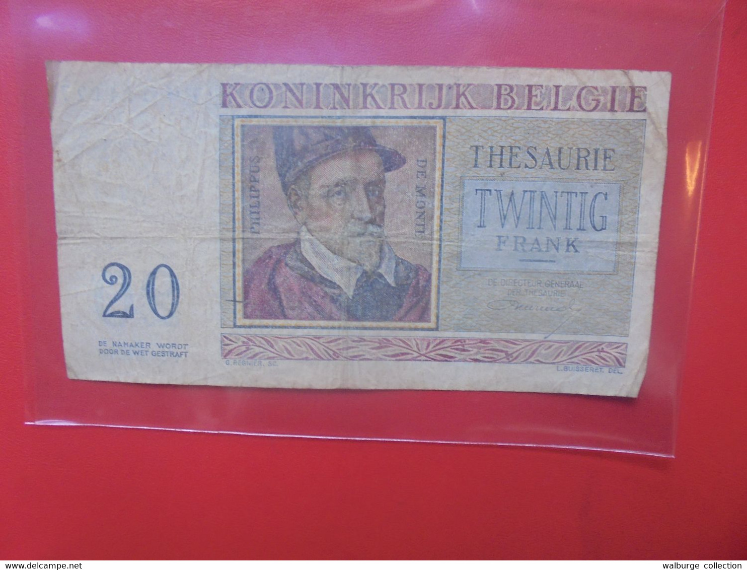 BELGIQUE 20 Francs 03-04-1956 Circuler - 20 Franchi
