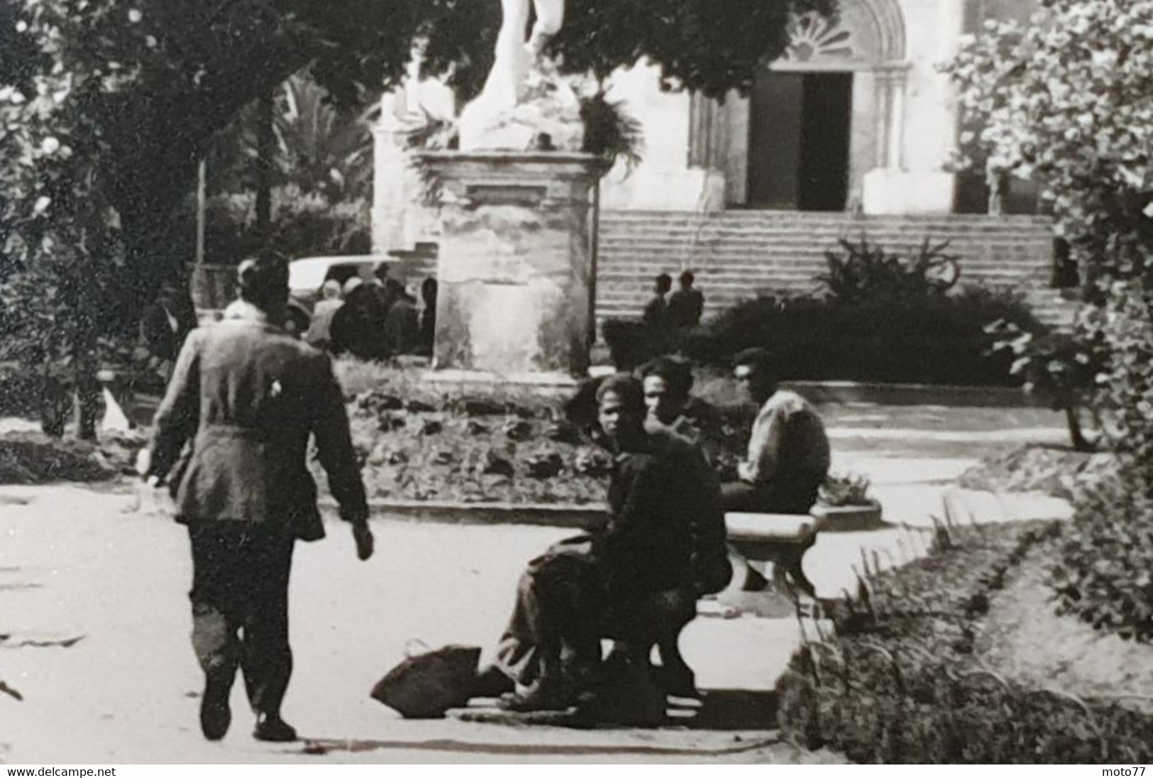 ALGÉRIE - Bône (Annaba) - Square Et Jardin De L'Hôtel De Ville - Voiture - CPA Carte Postale Ancienne - 1958 - Annaba (Bône)