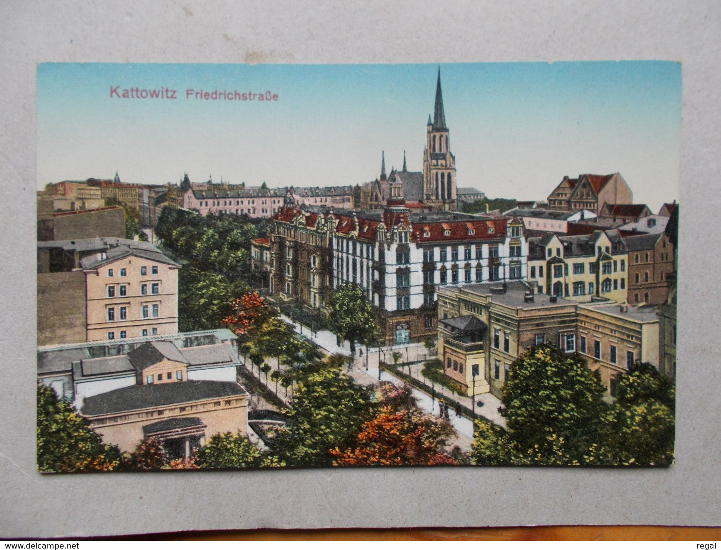 CPA KATTOWITZ Friedrichstrasse - Polonia