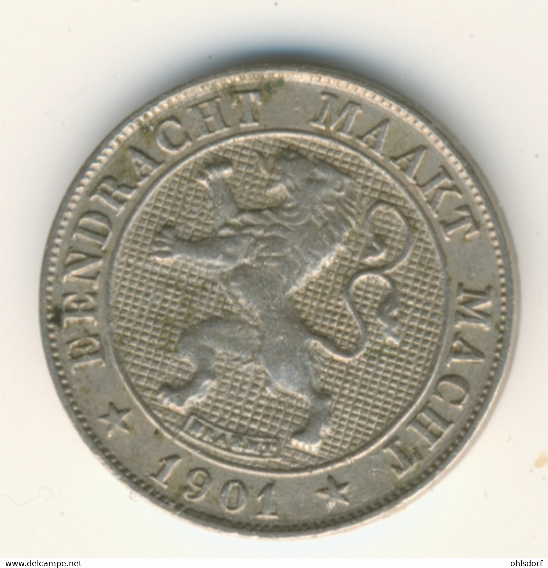 BELGIE 1901: 5 Centimes, KM 44 - 5 Cents