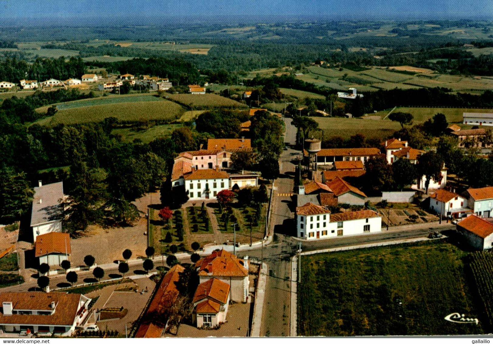 MONTFORT EN CHALOSSE VUE GENERALE AERIENNE - Montfort En Chalosse