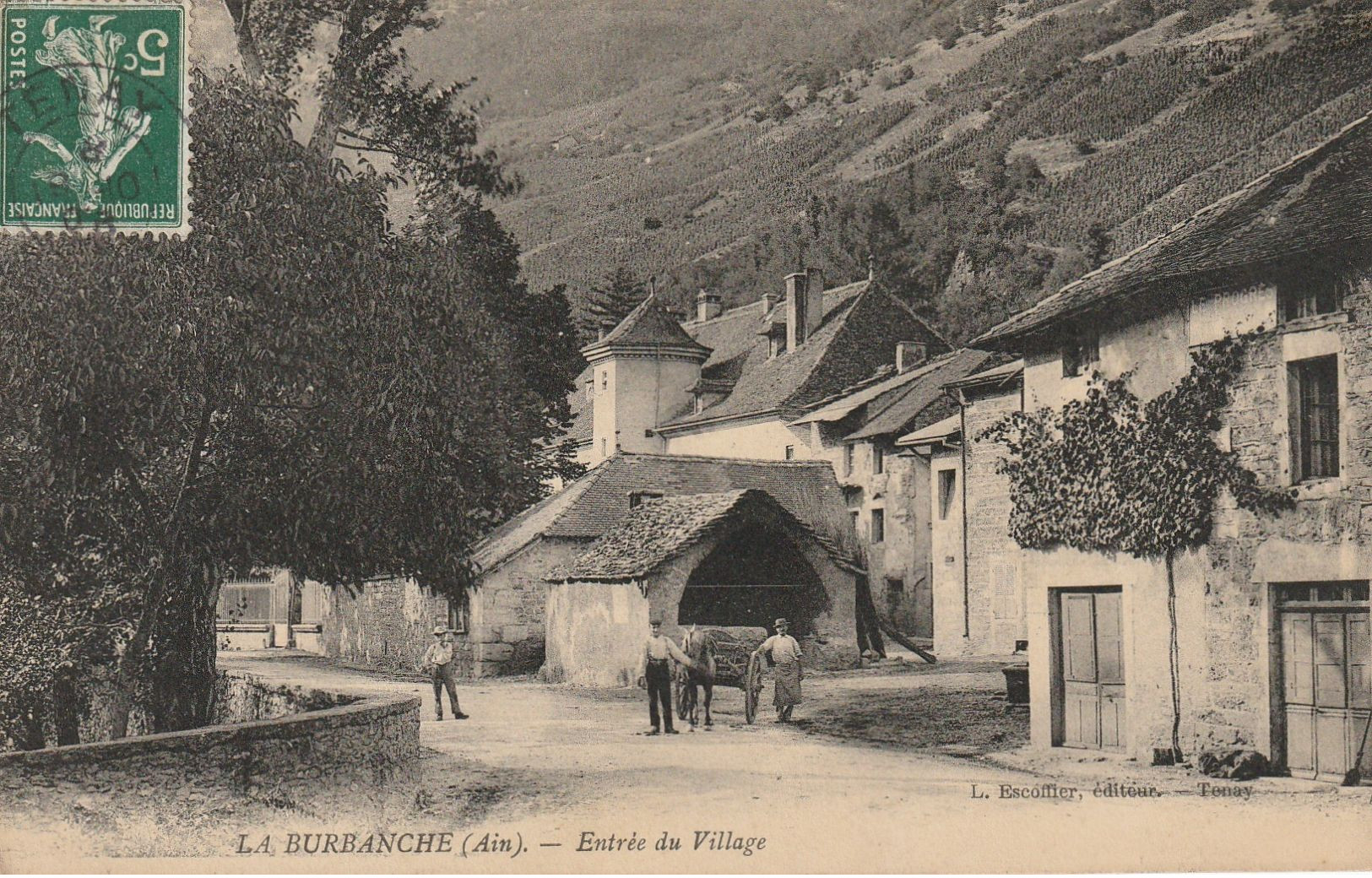 CPA-01-LA BURBANCHE-Entrée Du Village - Ohne Zuordnung