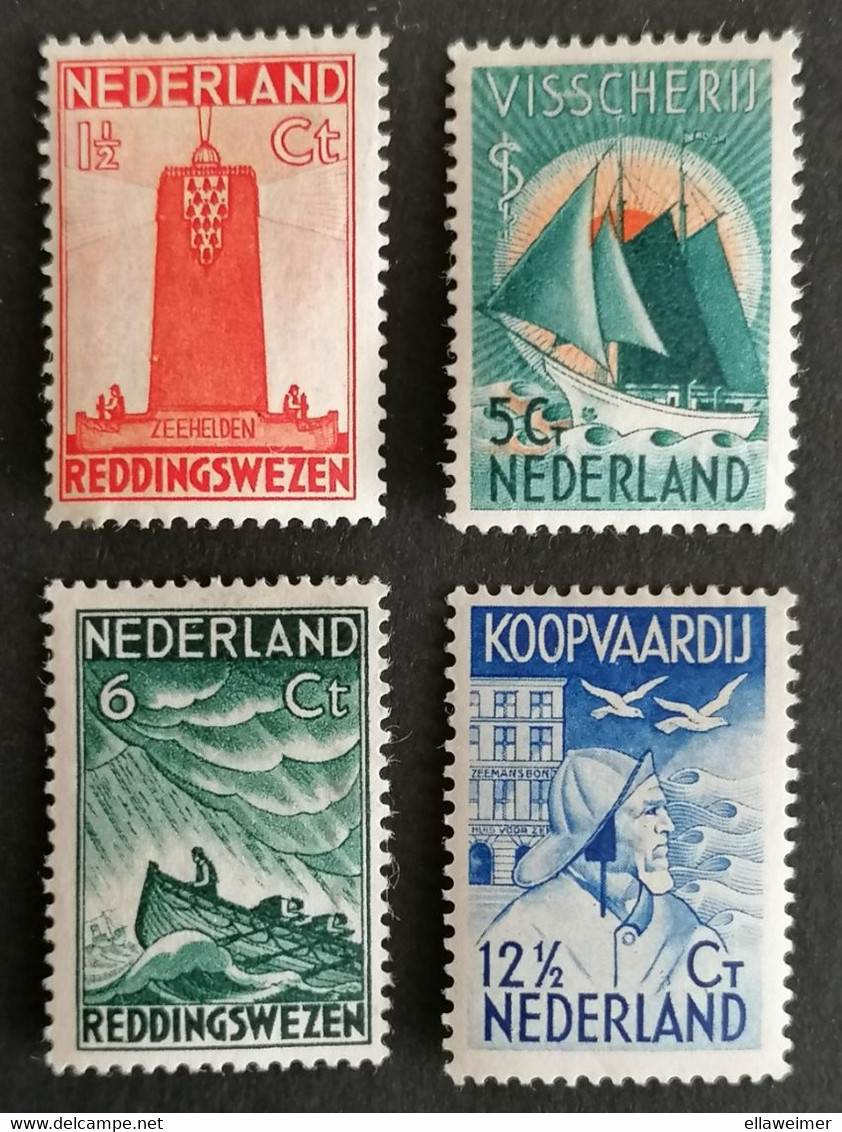Nederland/Netherlands - Nrs. 257 T/m 260 (postfris Met Plakker) Zeemanszegels 1933 - Non Classificati