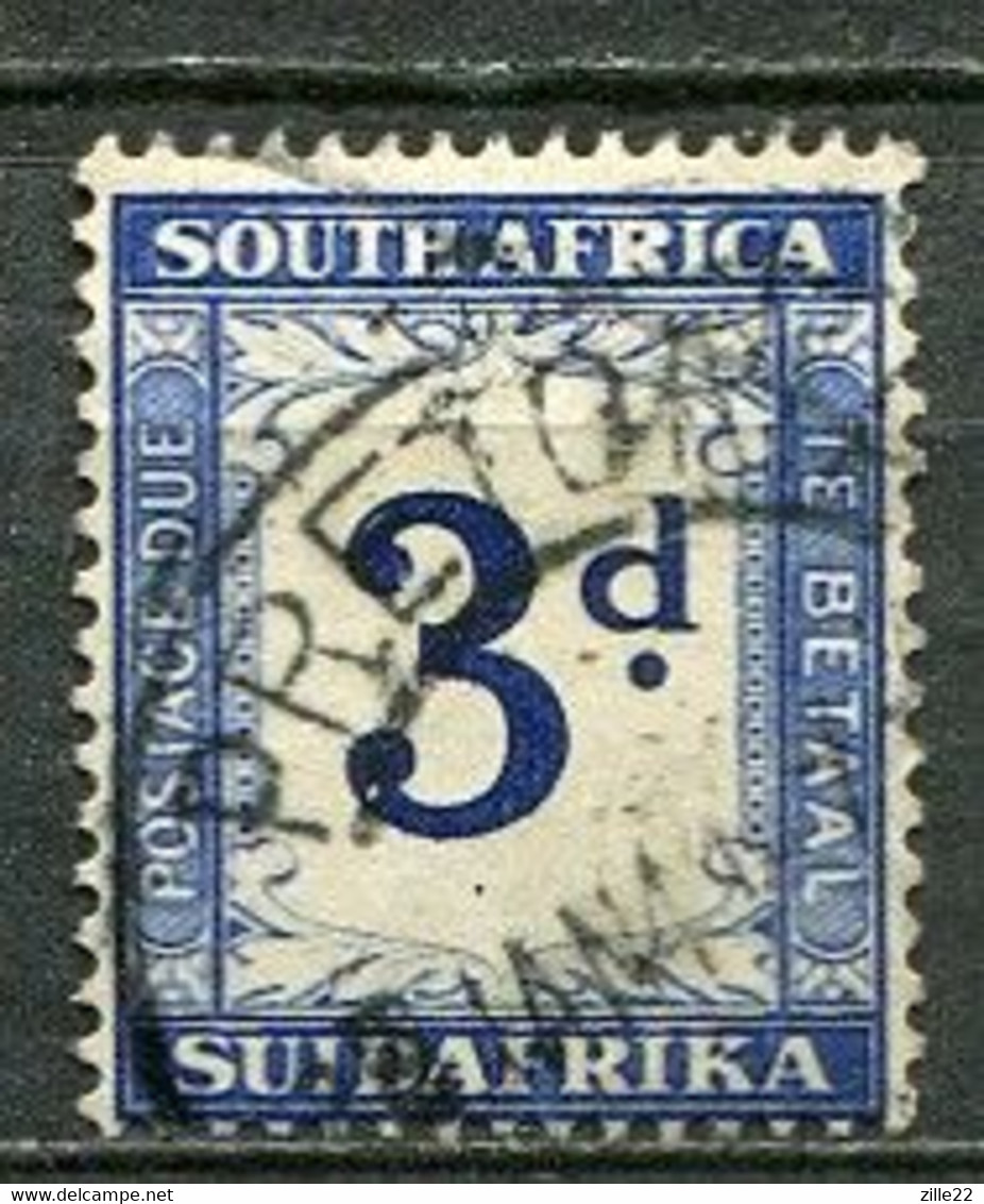 Union Of South Africa Postage Due, Südafrika Portomarken Mi# 27 Gestempelt/used - Lighter Blue - Portomarken