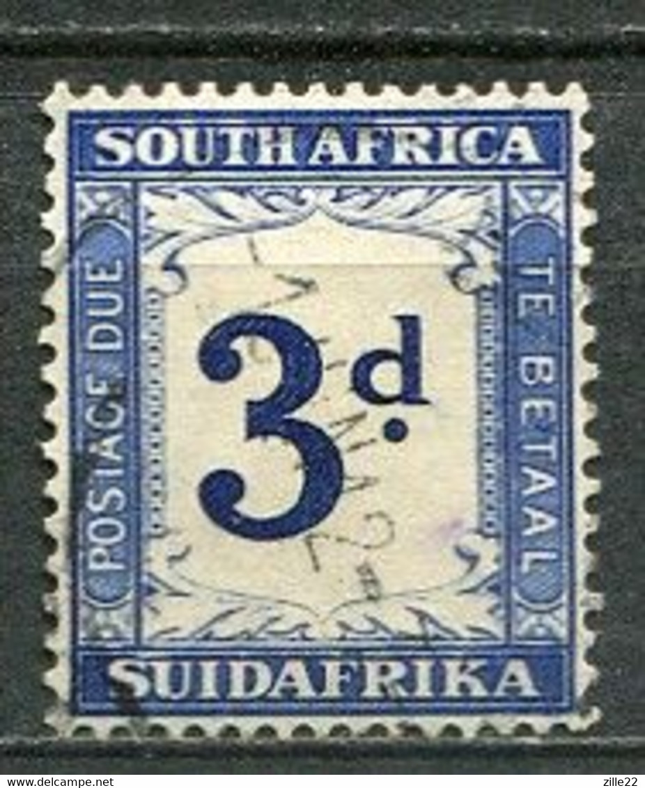 Union Of South Africa Postage Due, Südafrika Portomarken Mi# 27 Gestempelt/used - Lighter Blue - Segnatasse