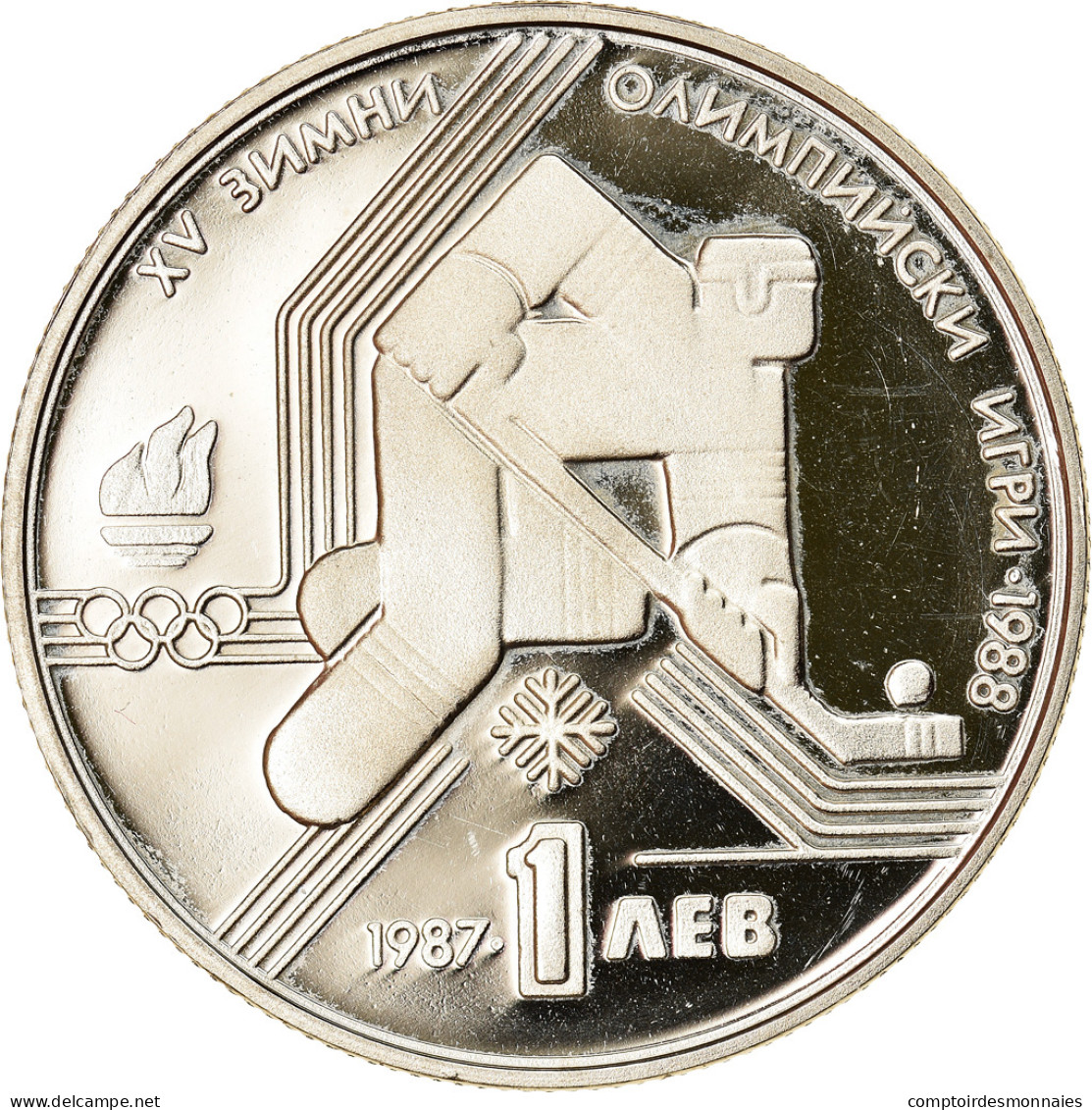 Monnaie, Bulgarie, Lev, 1987, Sofia, Proof, SPL, Copper-nickel, KM:175 - Bulgarie