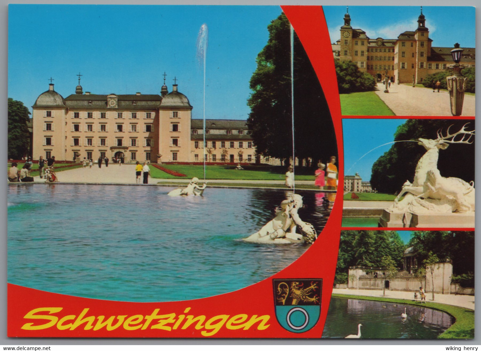 Schwetzingen - Mehrbildkarte 6   Schlossgarten - Schwetzingen
