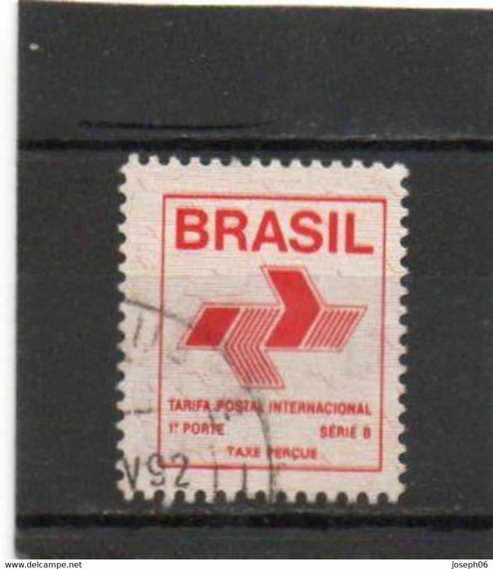 BRESIL    1990   Taxe Perçue  Y.T. N° Tarif International  Oblitéré - Timbres-taxe