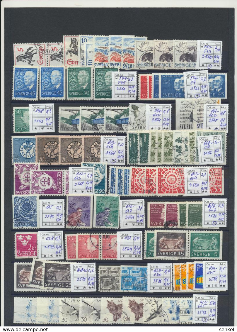 3560 ...  Sweden Schweden Sverige Set Of Used Stamps - Sonstige & Ohne Zuordnung