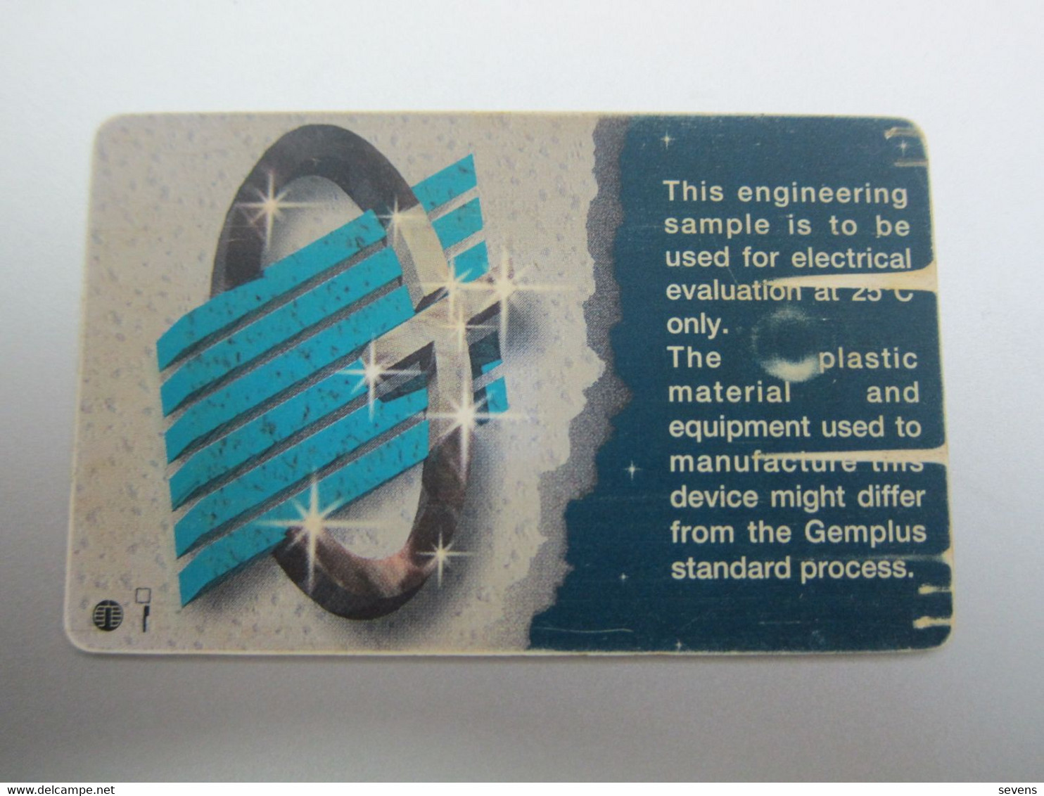 Gemplus Deutsche Telekom Manufacturing Acceptance Card, 12DM Facevalue, Eurochip II SLE5533 Chip, Used With Scratch - T-Series : Test