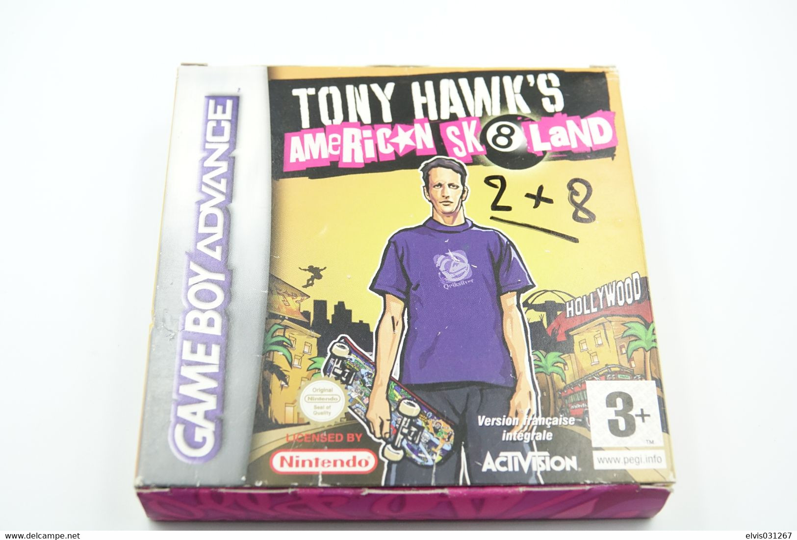 NINTENDO GAMEBOY ADVANCE: TONY HAWK 'S AMERICAN SK8LAND WITH BOX - ACTIVISION - 2005 - Game Boy Advance