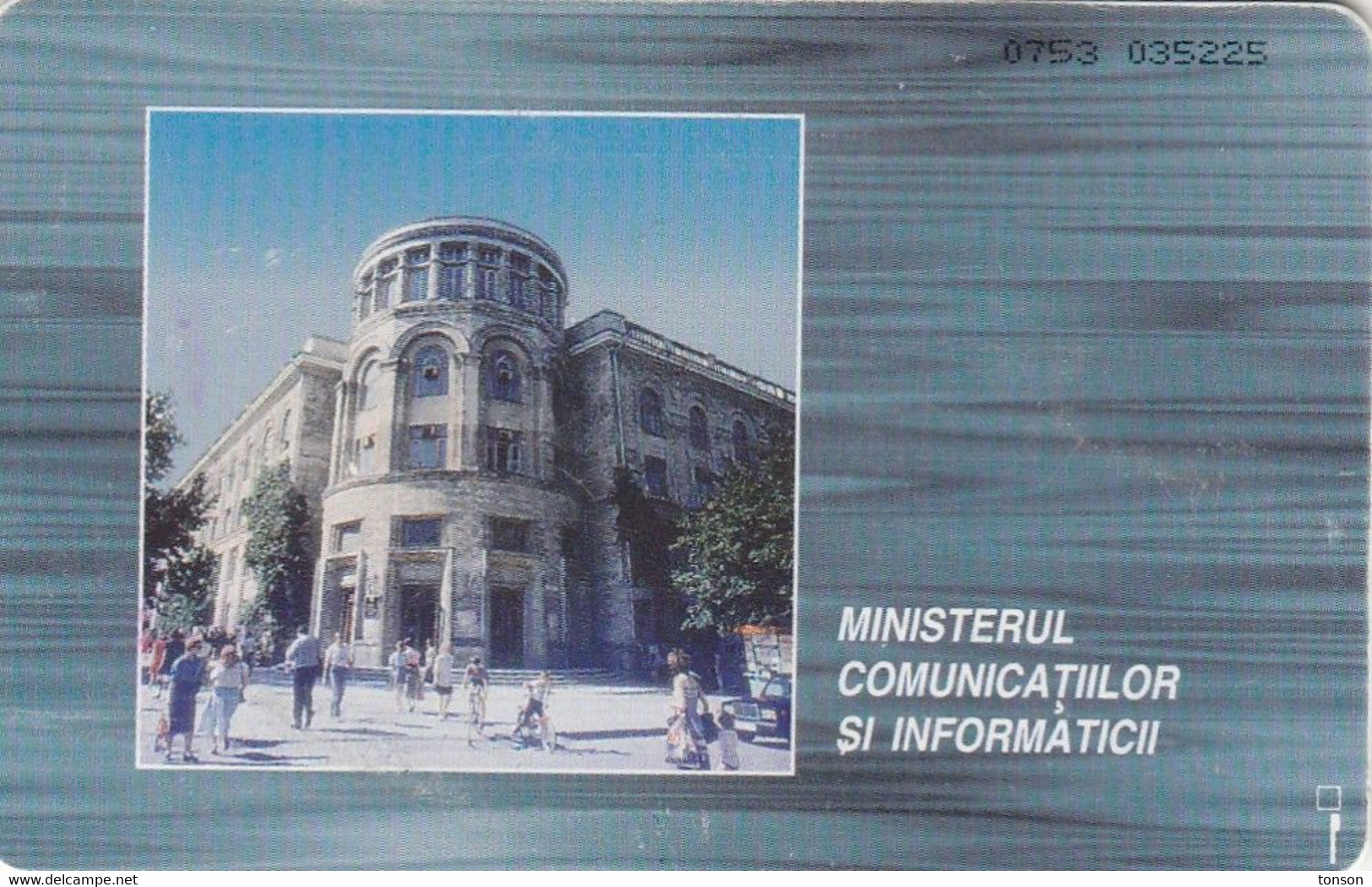 Moldova, MOL-M-14, 4th Issue (12/97),  Ministry Of PTT, Only 42.500 Issued, 2 Scans.   Code 0753 - Moldavie