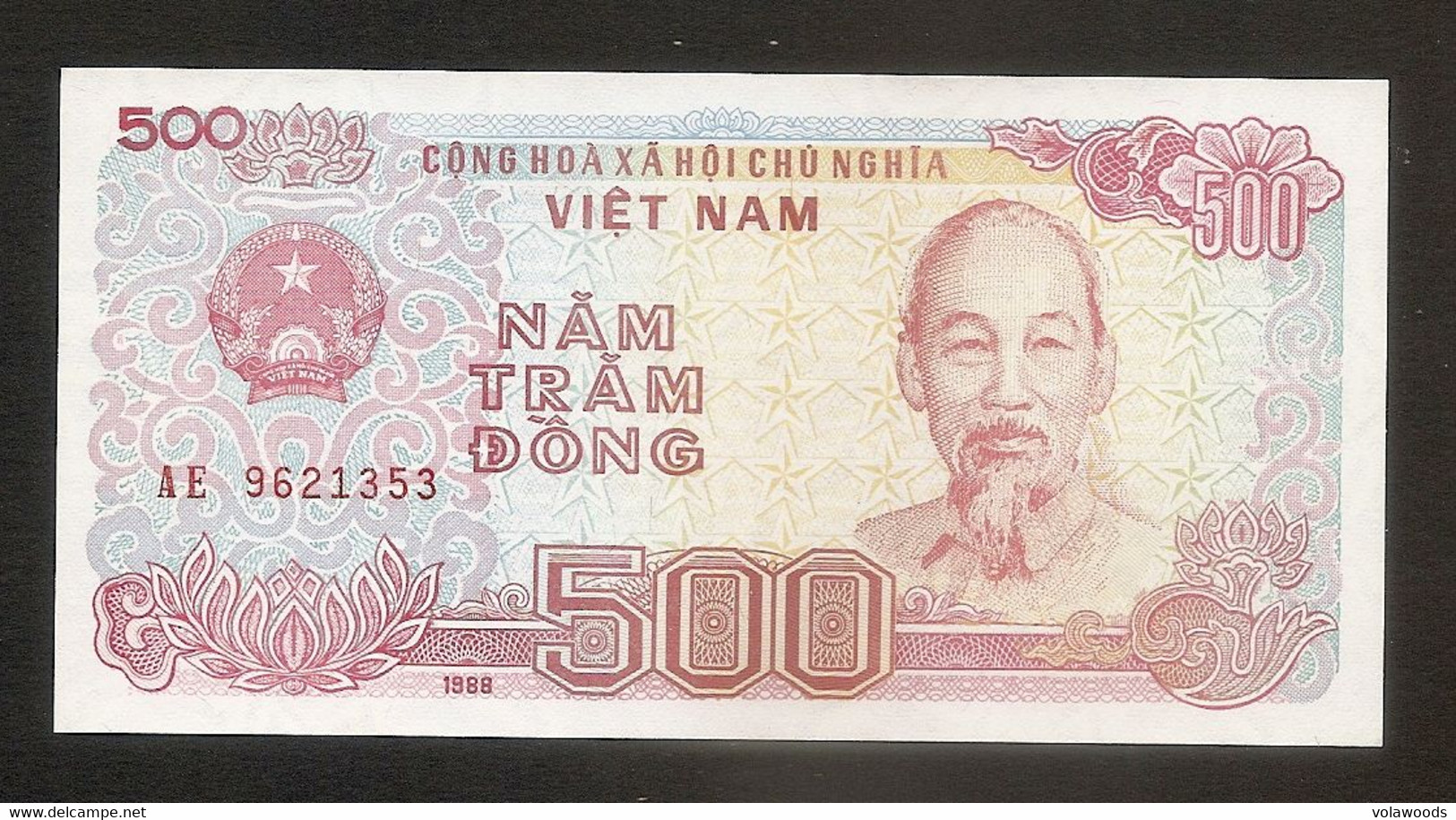 Vietnam - Banconota Non Circolata FdS Da 500 Dong P-101b - 1988 #19 - Vietnam