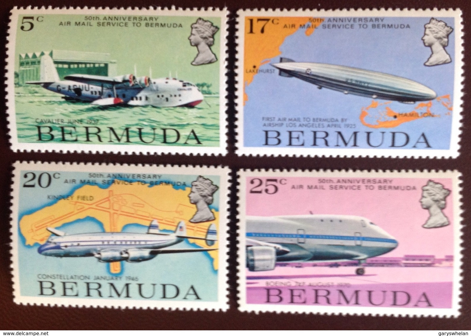 Bermuda 1975 Airmail Service Aircraft MNH - Bermudes