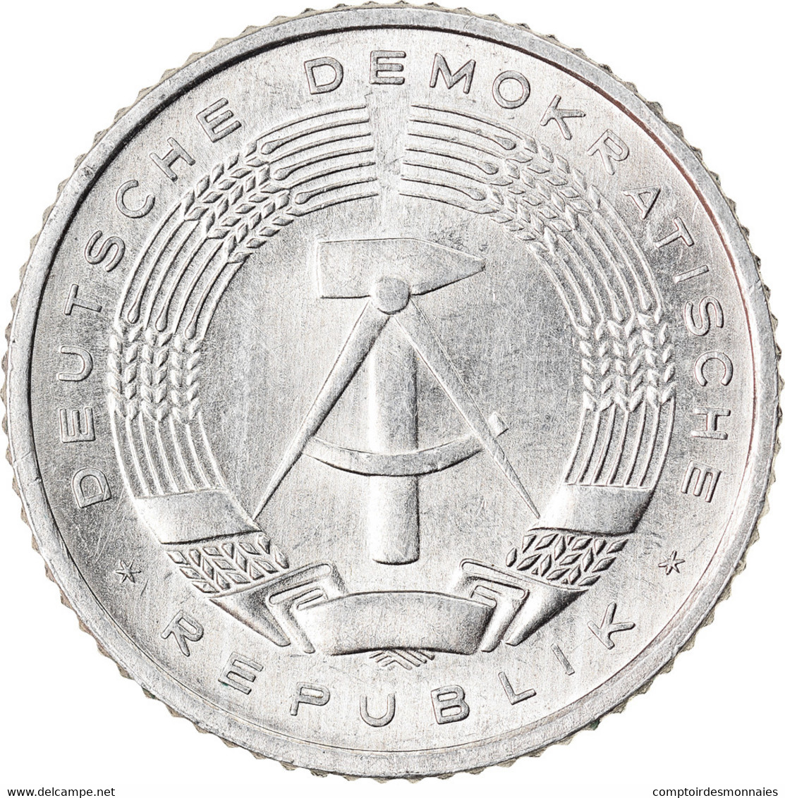 Monnaie, GERMAN-DEMOCRATIC REPUBLIC, 50 Pfennig, 1982, Berlin, SUP, Aluminium - 50 Pfennig