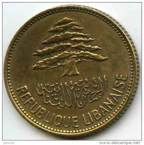 Liban Lebanon 25 Piastres 1961 KM 16.2 - Liban