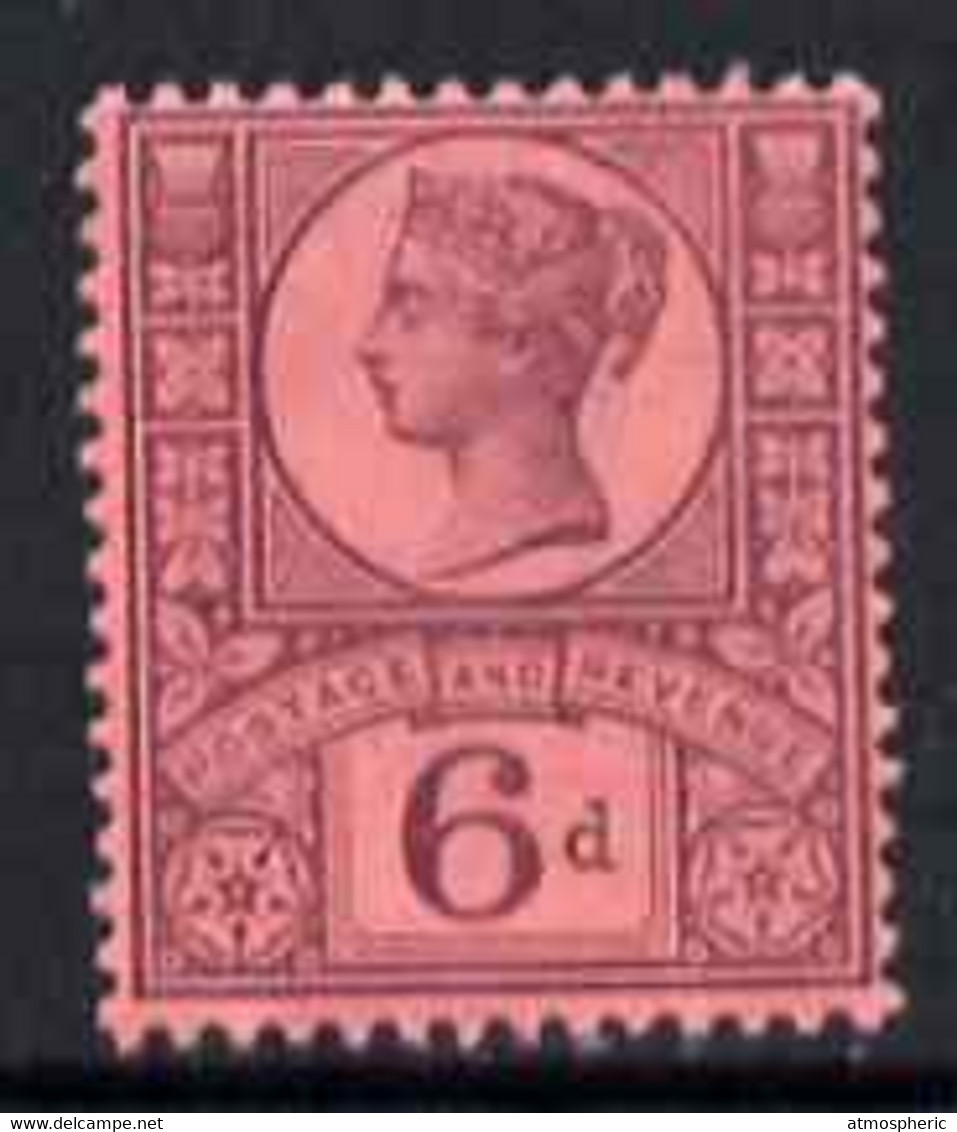 Great Britain 1887-92 QV Jubilee 6d Unmounted Mint SG208 - Neufs