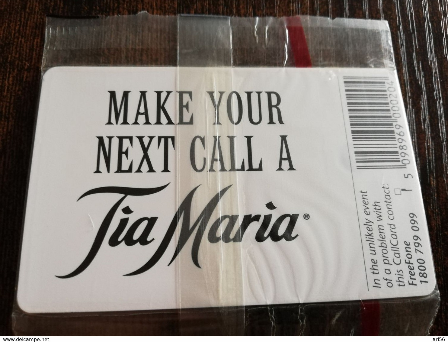 IRELAND /IERLANDE   CHIPCARD 20  UNITS   TIA MARIA  AFTER DARK      MINT CARD IN WRAPPER   ** 4389** - Irlanda