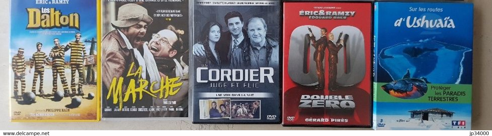 Lot 25 DVD Différents CINEMA FRANCAIS Dont 2 Coffrets 3 DVD, Soit 29 Dvd. TBE - Colecciones & Series